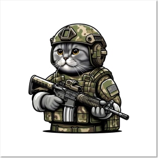 Tactical Cat Posters and Art